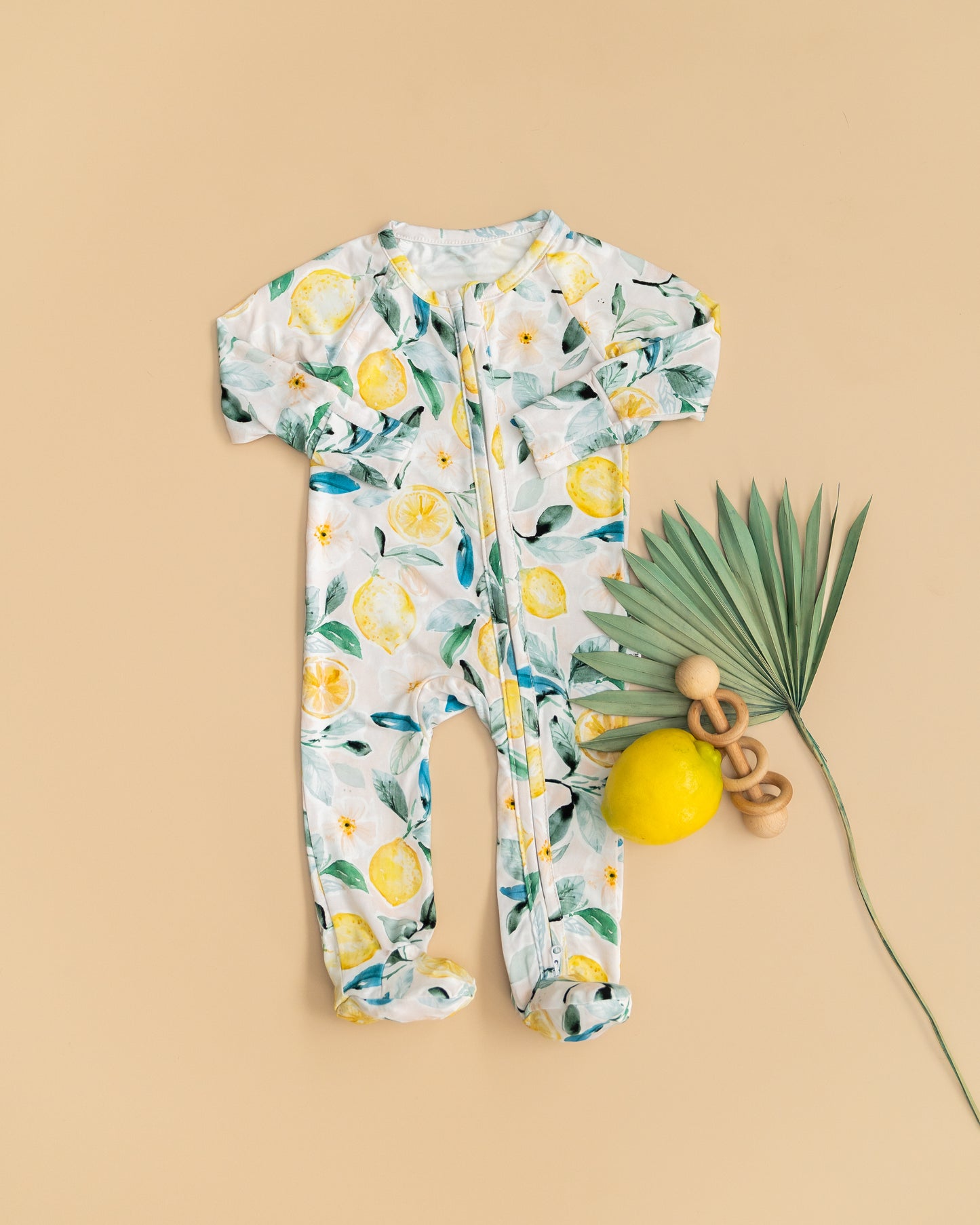 Lemonade StretchLuxe Zip Footie