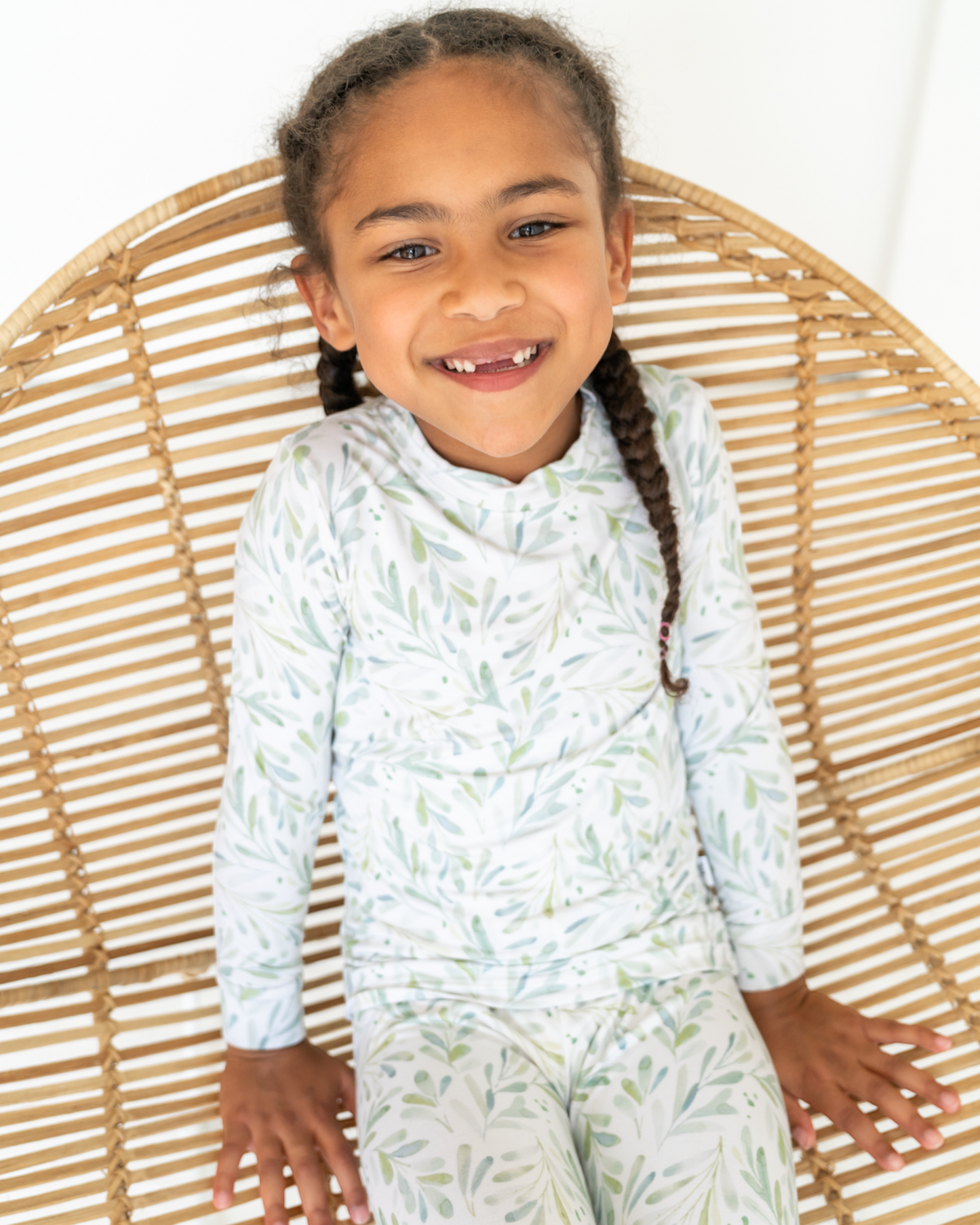 Baywood Eucalyptus StretchLuxe Two-Piece Pajama Set