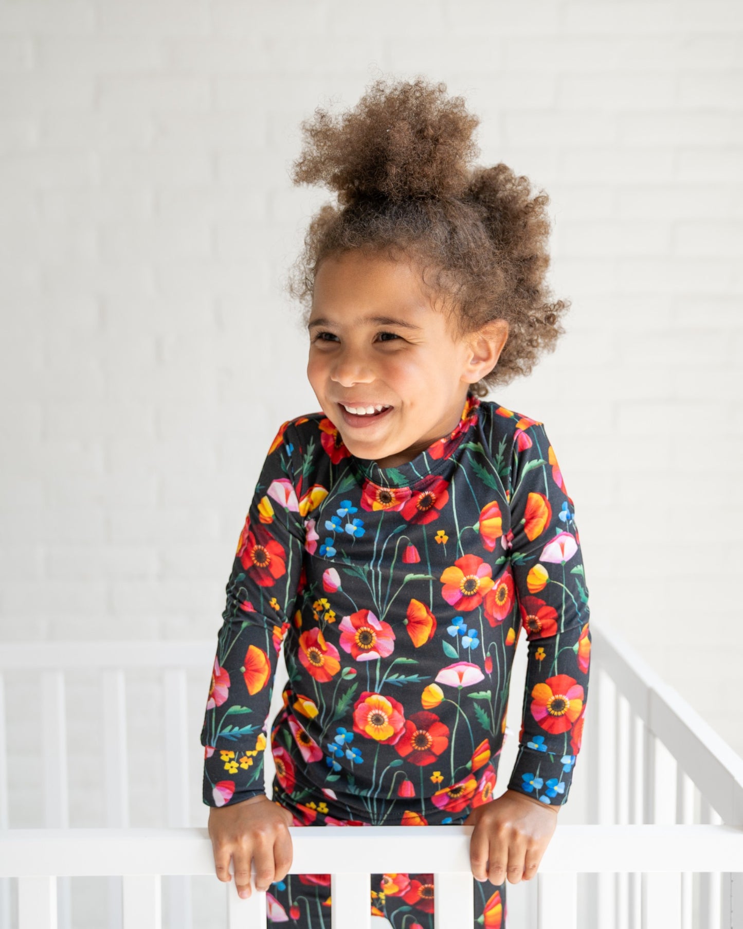 Pretty Poppies StretchLuxe Two-Piece Pajama Set