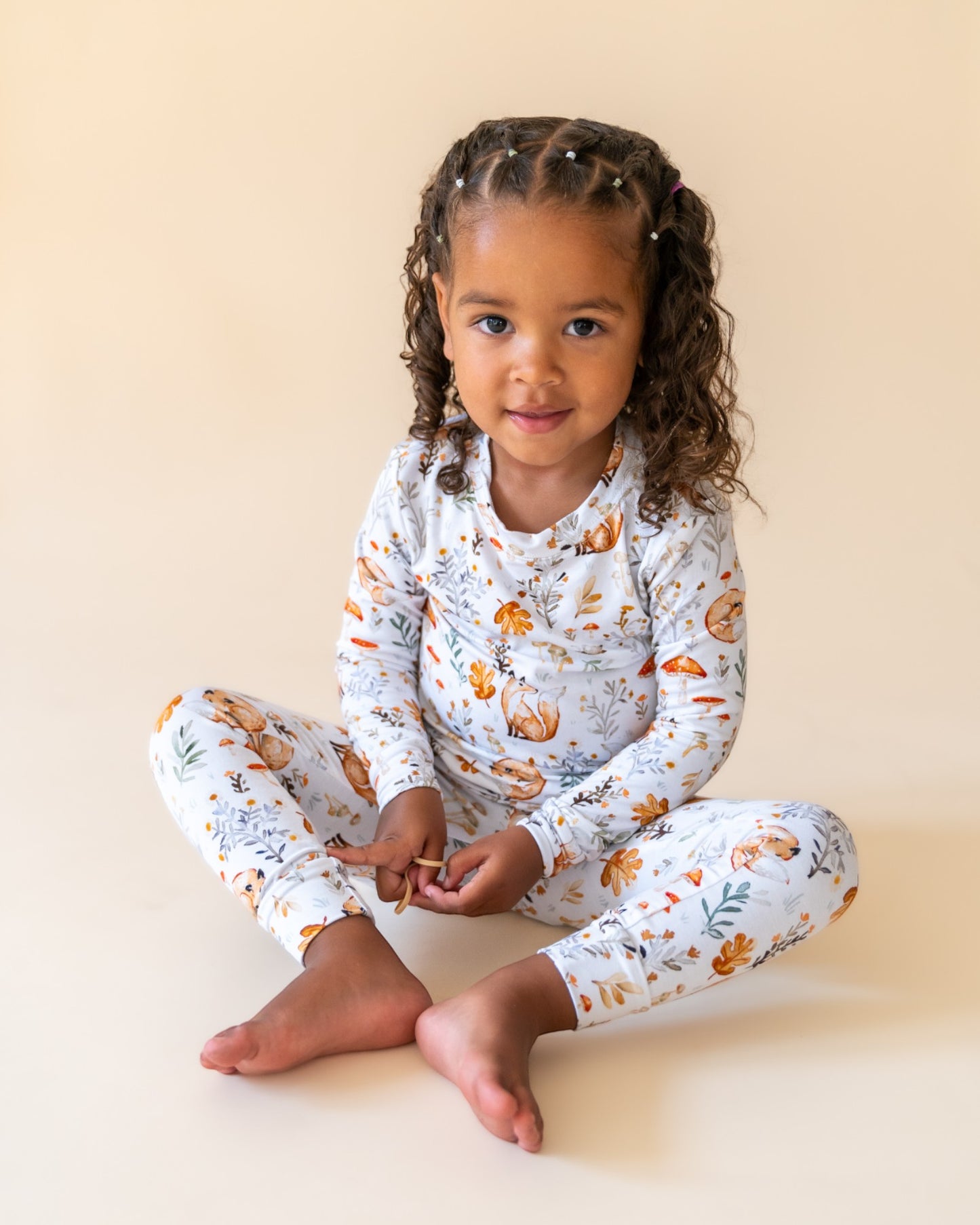 Woodland Foxes StretchLuxe Two-Piece Pajama Set