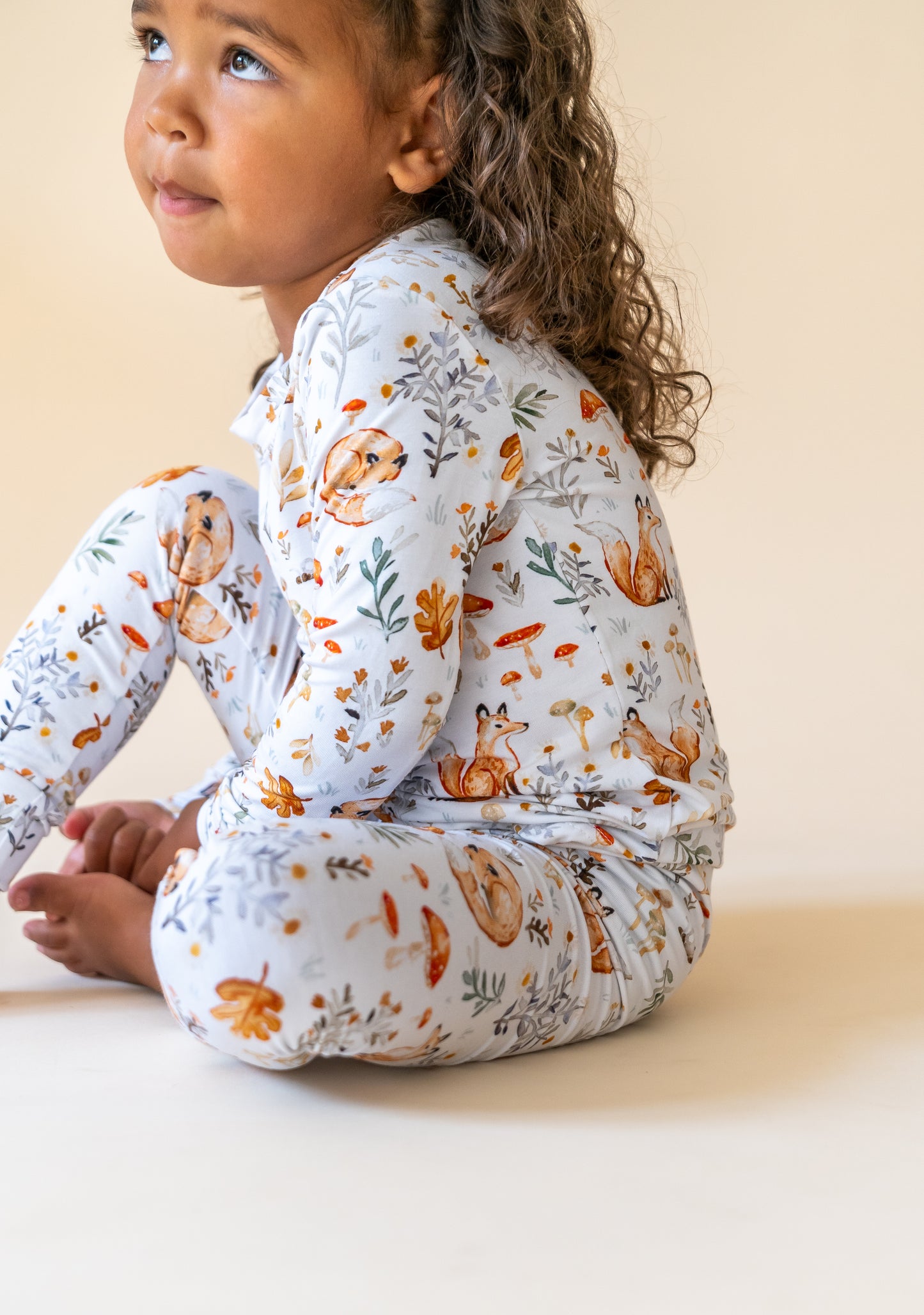 Woodland Foxes StretchLuxe Two-Piece Pajama Set