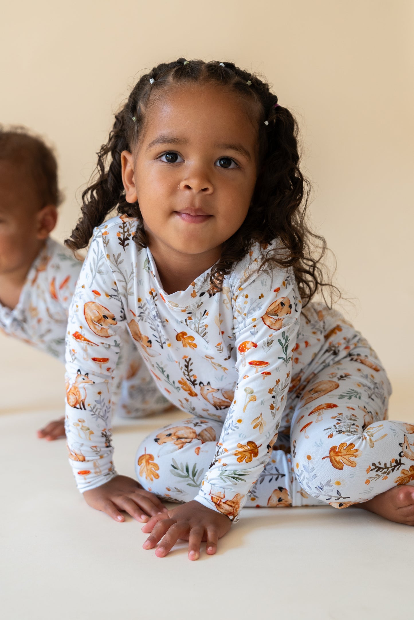 Woodland Foxes StretchLuxe Two-Piece Pajama Set