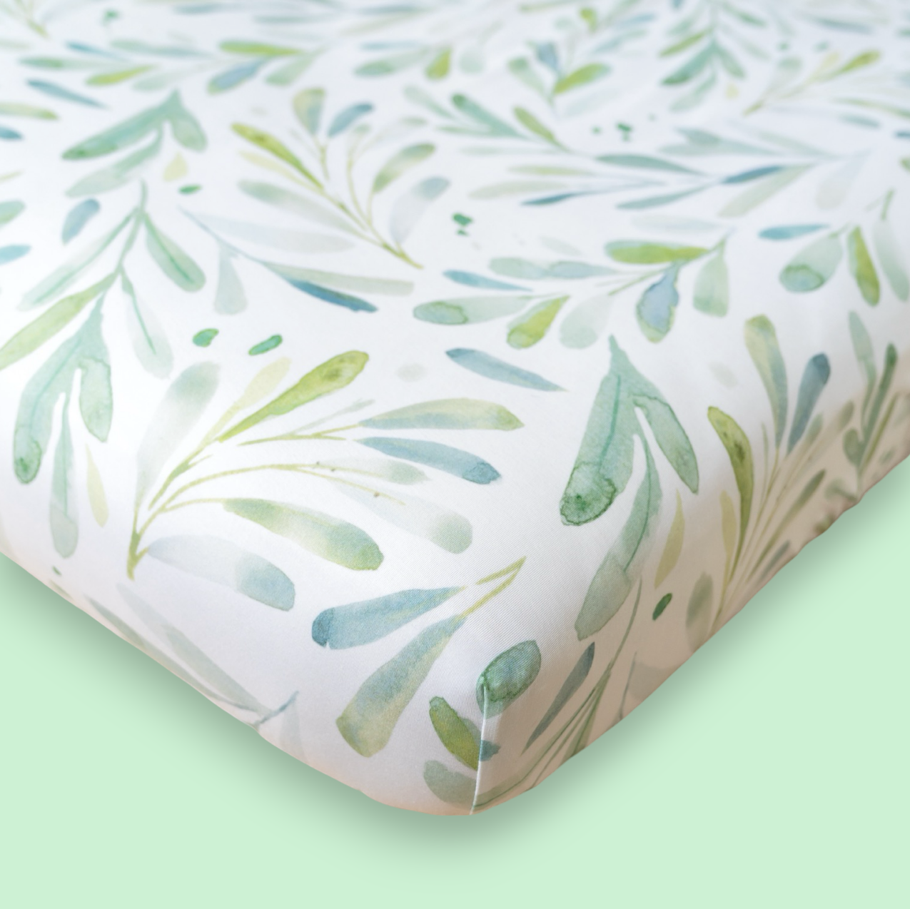 Baywood Eucalyptus StretchLuxe Fitted Crib Sheet (Single)