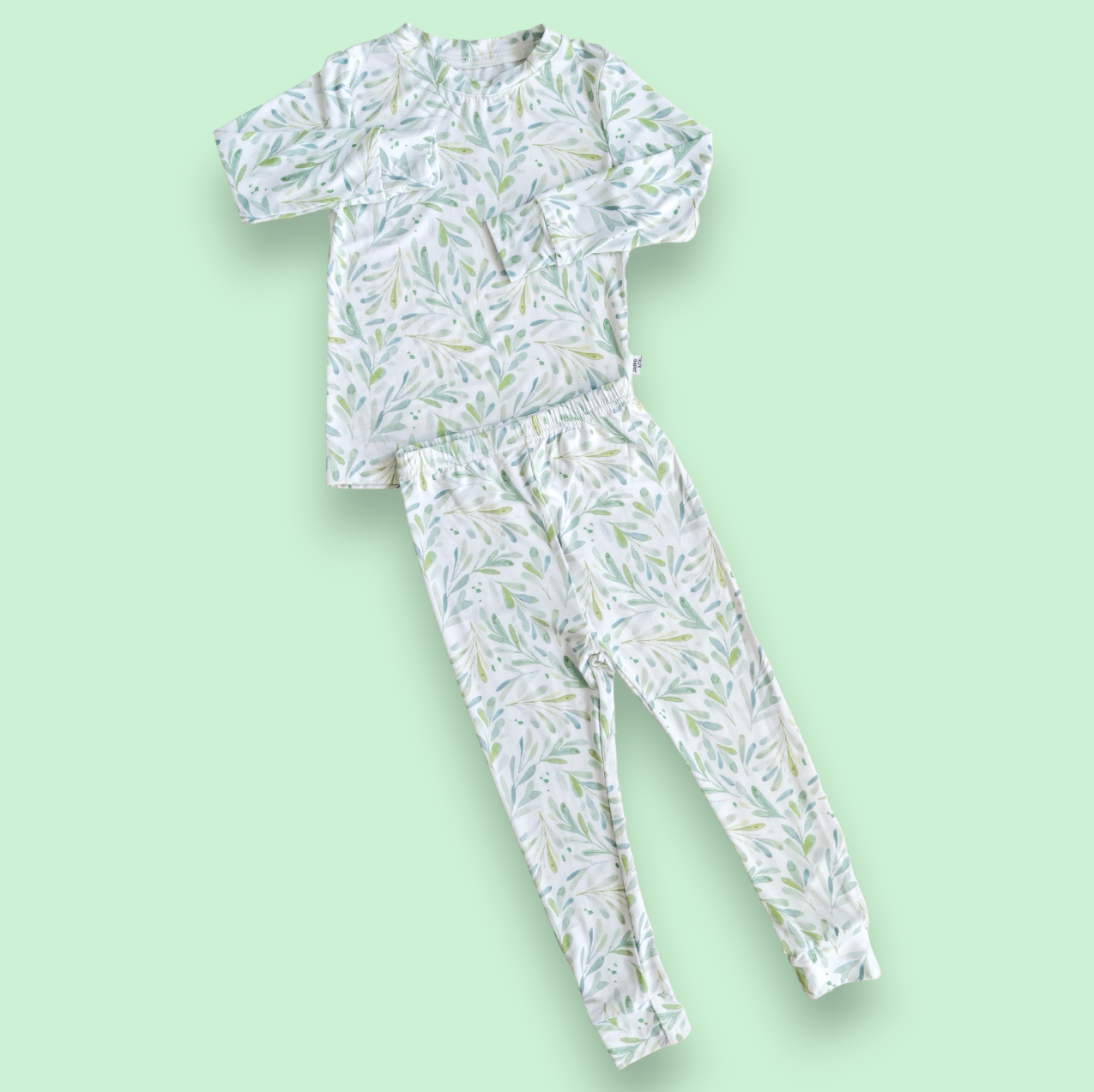 Baywood Eucalyptus StretchLuxe Two-Piece Pajama Set