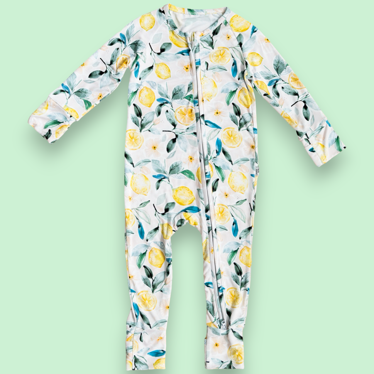 Lemonade StretchLuxe Zip Footie