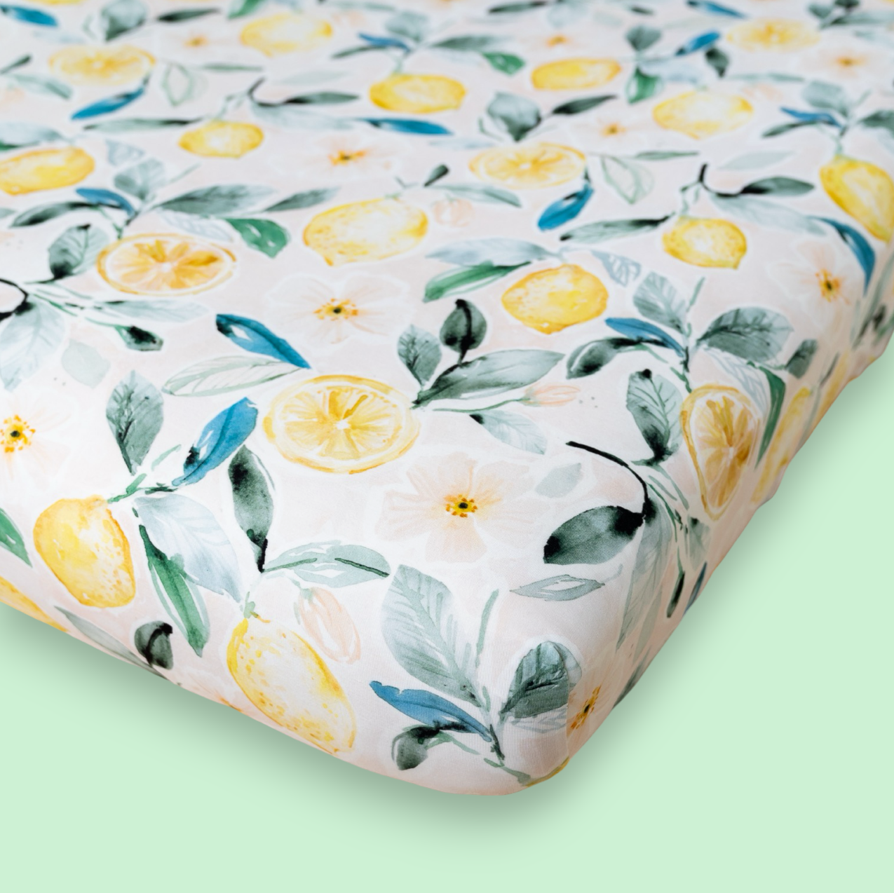 Lemonade StretchLuxe Fitted Crib Sheet (Single)